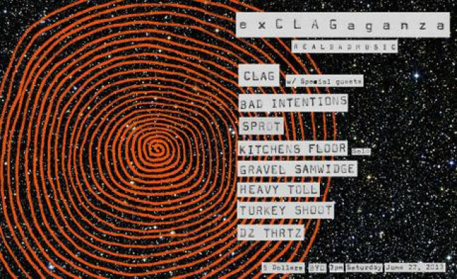 e x C L A G a g a n z a @ Real Bad Music, Moorooka, 22.06.13 e x C L A G a g a n z a @ Real Bad Music, Moorooka, 22.06.13