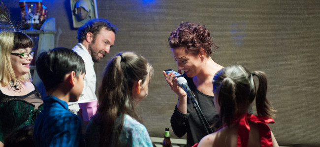 Amanda Palmer and friends in all their glory, live at a house party in Lutwyche