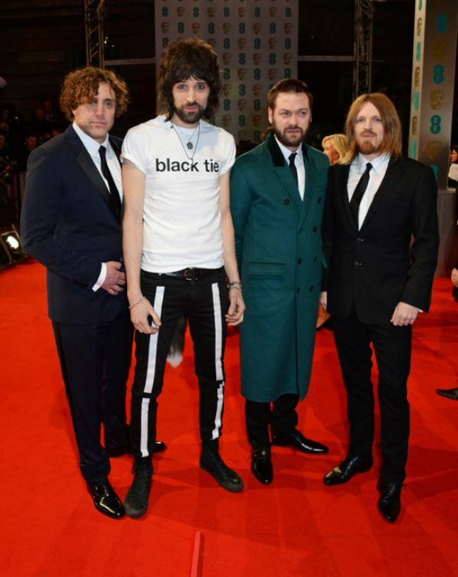 Kasabian at the BAFTAs | Just a bunch of smug unfunny twats on a red carpet Kasabian at the BAFTAs | Just a bunch of smug unfunny twats on a red carpet