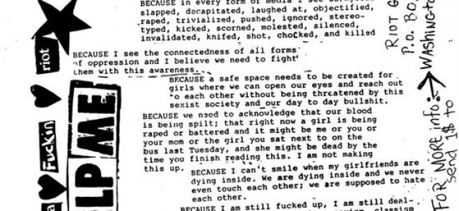 A Riot Grrrl Primer by ChatGBT A Riot Grrrl Primer by ChatGBT